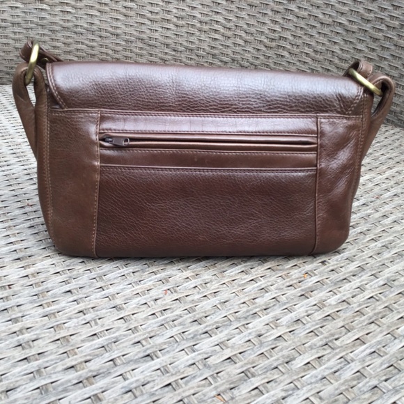 Derek Alexander Lined Leather Crossbody Bag - Picture 2 of 6